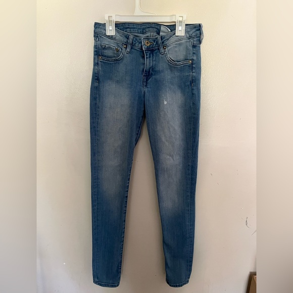 H&M SUPER SKINNY LOW WAIST JEANS - Picture 2 of 6